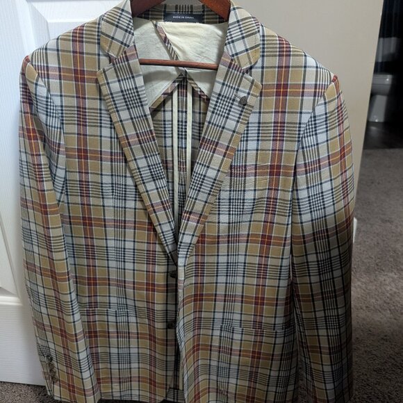 Mens Size 38R Contempory Fit Unstructured Blazer - Picture 1 of 3